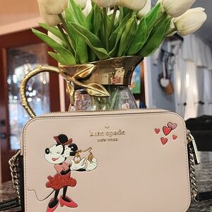 Kate Spade Minnie Mouse Double Zip Crossbody Bag-NWOT